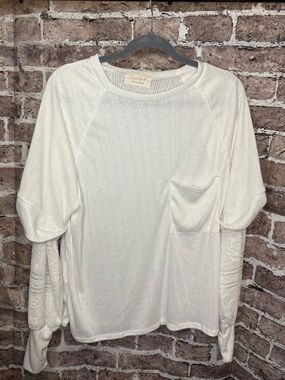 Sugar Fox Knit Pullover with Front Pocket